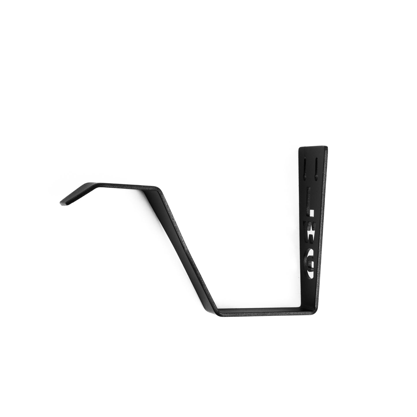 Motorcycle Helmet Holder – Wall Mount Hook – Heavy-Duty Steel, Powder-Coated Black