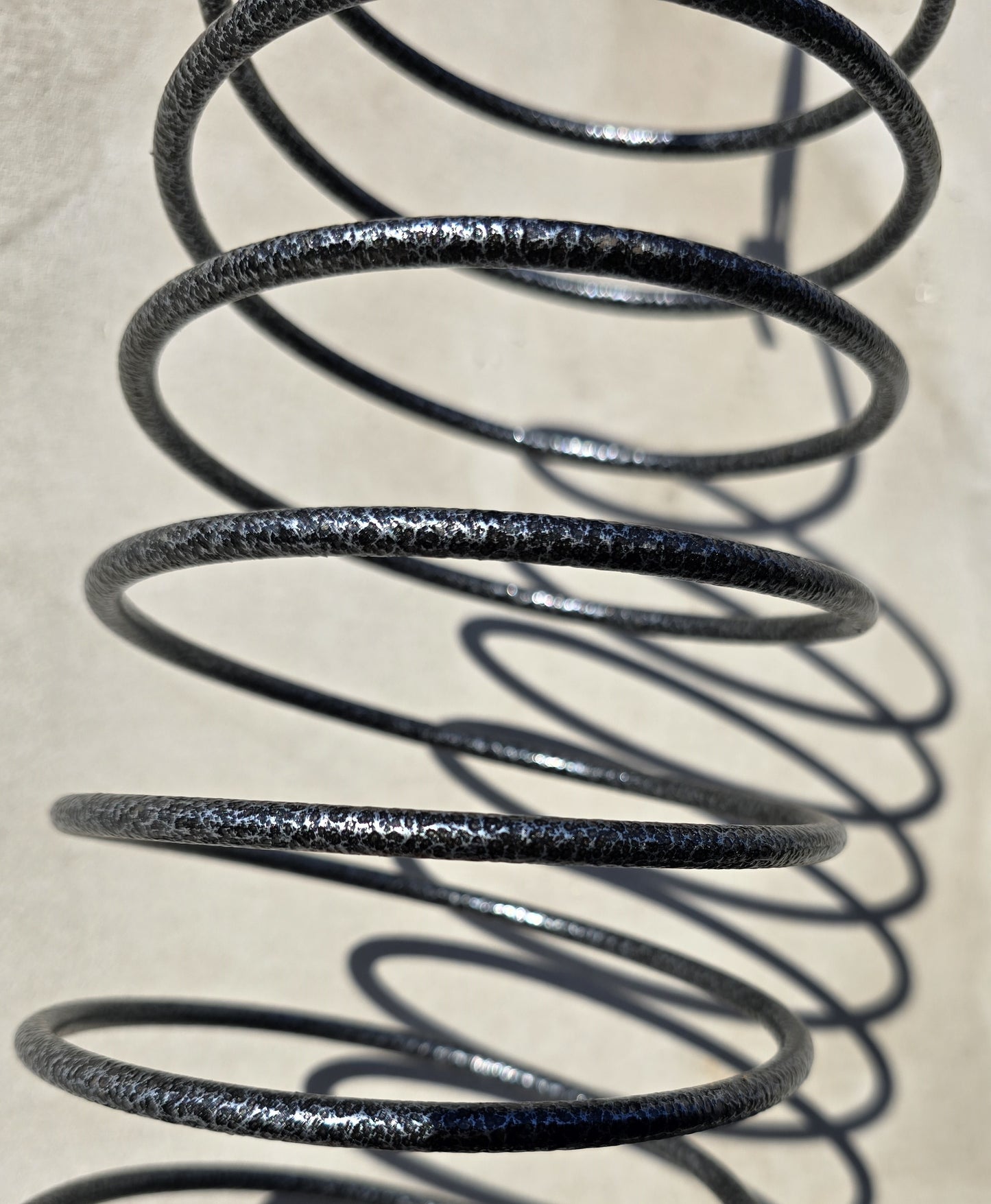 Metallspirale für Kletterpflanzen 200-250cm, 5 Stück, schwarz und weiß