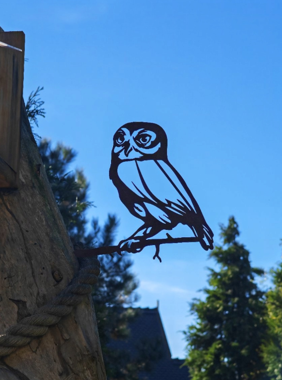 Various Rusty Metal Bird Sculpture – Handmade Rustic Garden Art