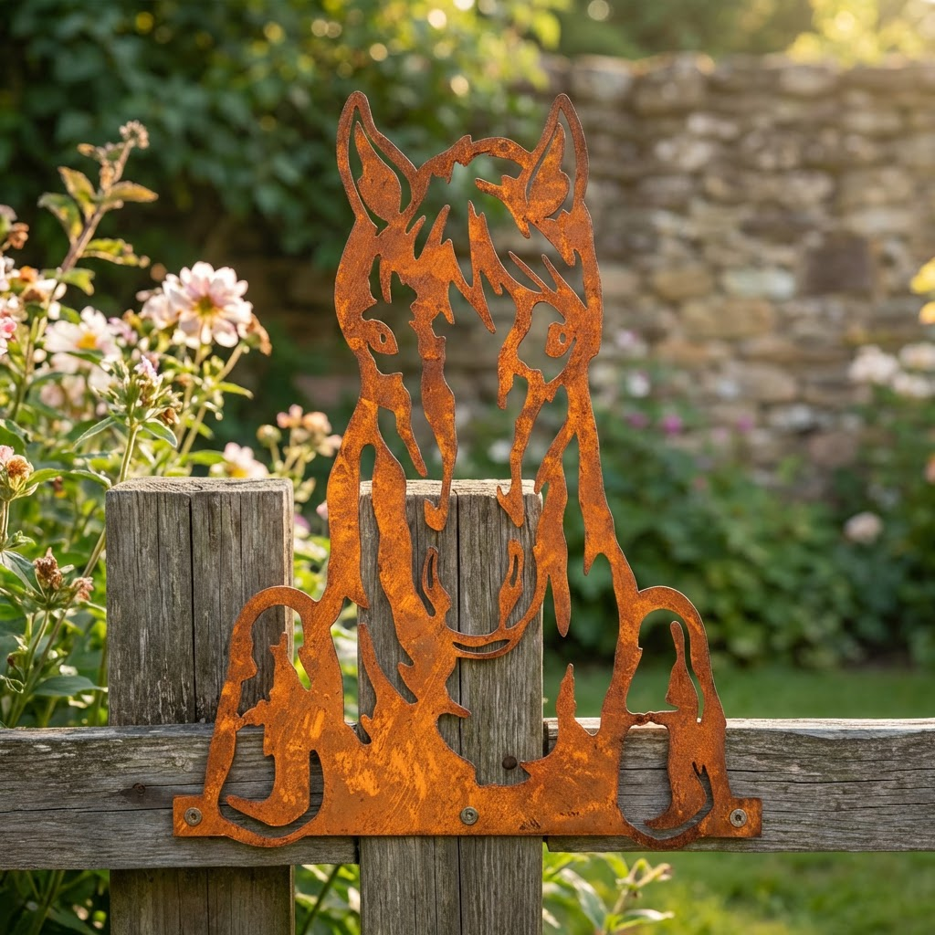 Various Corten Steel Horse Sculptures - Rustic Garden Art