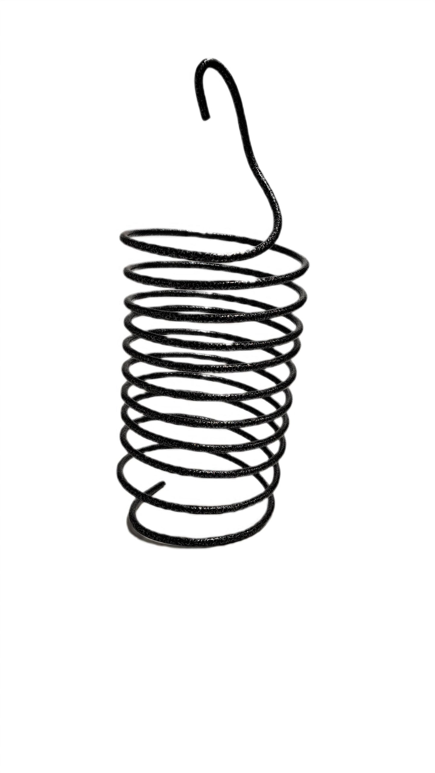 Metallspirale für Kletterpflanzen 200-250cm, 5 Stück, schwarz und weiß