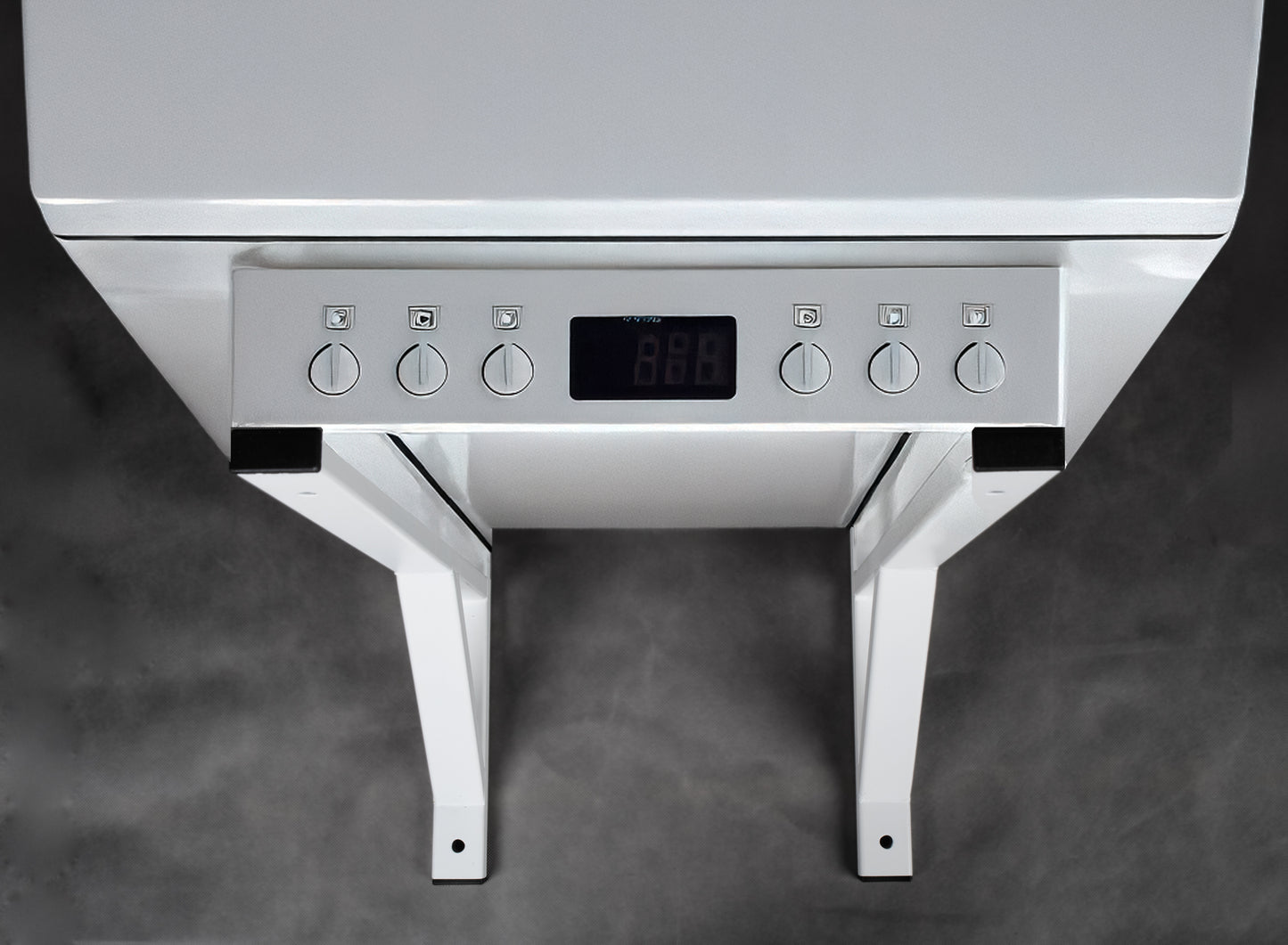 Air Conditioner Pump Unit Bracket 700x700mm 2 pcs Galvanized + White Profile